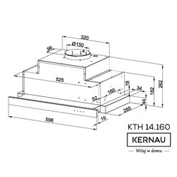 Вытяжки Kernau KTH 14.160 X