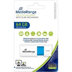 USB-флешки MediaRange USB 2.0 flash drive with slide mechanism 64Gb