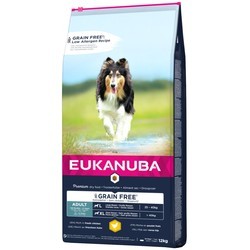 Корм для собак Eukanuba Grain Free Adult Large Breed Chicken 12 kg