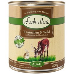 Корм для собак Lukullus Adult Wet Food Rabbit/Game 800 g 24 pcs