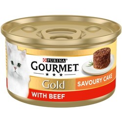 Корм для кошек Gourmet Gold Savoury Cake Beef 24 pcs