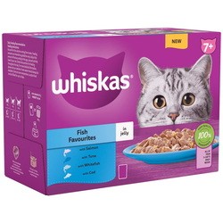 Корм для кошек Whiskas 7+ Fish Favourites in Jelly 96 pcs