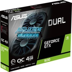 Видеокарты Asus GeForce GTX 1630 Dual OC 4GB