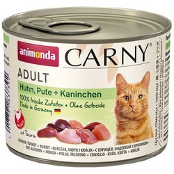 Корм для кошек Animonda Adult Carny Chicken/Turkey/Rabbit 200 g 6 pcs