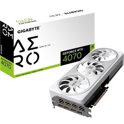 Видеокарты Gigabyte GeForce RTX 4070 AERO OC 12G