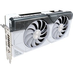 Видеокарты Asus GeForce RTX 4070 Dual White OC 12GB GDDR6X