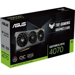 Видеокарты Asus GeForce RTX 4070 TUF Gaming OC 12GB GDDR6X