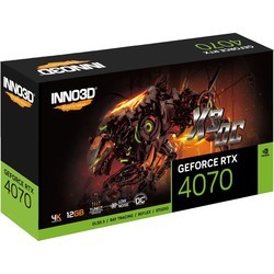 Видеокарты INNO3D GeForce RTX 4070 X3 OC
