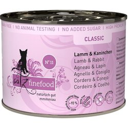 Корм для кошек Catz Finefood Classic Canned Lamb/Rabbit 200 g 12 pcs