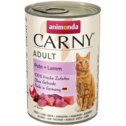 Корм для кошек Animonda Adult Carny Turkey/Lamb 400 g 6 pcs