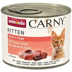 Корм для кошек Animonda Kitten Carny Beef/Turkey 200 g 24 pcs