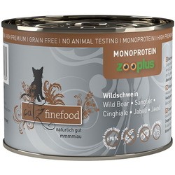 Корм для кошек Catz Finefood Monoprotein Canned Wild Boar 200 g 6 pcs