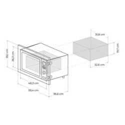 Встраиваемые микроволновые печи Cecotec GrandHeat 2500