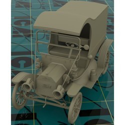 Сборные модели (моделирование) ICM Gasoline Delivery Model T 1912 Delivery Car with American Gasoline Loaders (1:24)