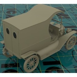 Сборные модели (моделирование) ICM Gasoline Delivery Model T 1912 Delivery Car with American Gasoline Loaders (1:24)