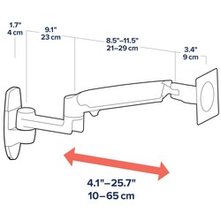 Подставки и крепления Ergotron LX Wall Monitor Arm