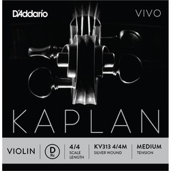 Струны DAddario Kaplan Vivo Violin D String 4/4 Medium