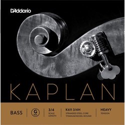 Струны DAddario Kaplan Double Bass G String 3/4 Heavy