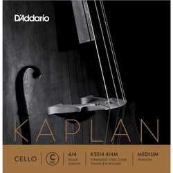 Струны DAddario Kaplan Cello C String 4/4 Medium