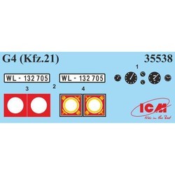 Сборные модели (моделирование) ICM Typ G4 (Kfz.21) (1:35)