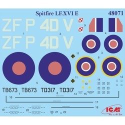 Сборные модели (моделирование) ICM Spitfire Mk.XVI (1:48)