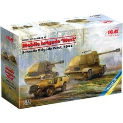 Сборные модели (моделирование) ICM Mobile Brigade West Schnelle Brigade West 1943 (1:35)