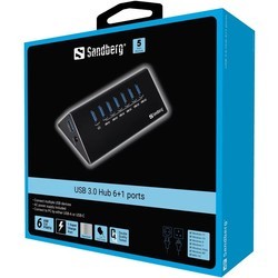 Картридеры и USB-хабы Sandberg USB 3.0 Hub 6+1 ports