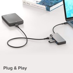 Картридеры и USB-хабы ALOGIC USB-C Fusion SWIFT 4-in-1 Hub