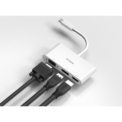 Картридеры и USB-хабы D-Link DUB-V310