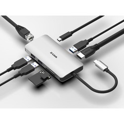 Картридеры и USB-хабы D-Link DUB-M810
