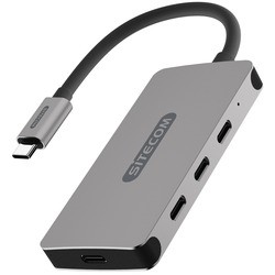 Картридеры и USB-хабы Sitecom USB-C Hub 4 Port CN-386