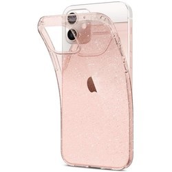 Чехлы для мобильных телефонов Spigen Liquid Crystal Glitter for iPhone 12 mini (розовый)