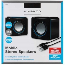 Компьютерные колонки Vivanco Stereo Notebook Speaker