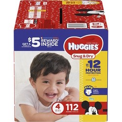 Подгузники (памперсы) Huggies Snug and Dry 4 / 112 pcs
