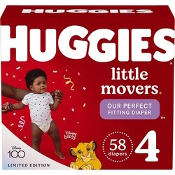 Подгузники (памперсы) Huggies Little Movers 4 / 58 pcs