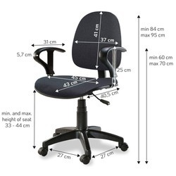 Компьютерные кресла TECHLY ICA-CT MC04 (серый)