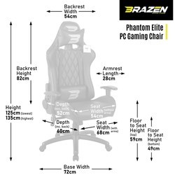 Компьютерные кресла BRAZEN Phantom Elite