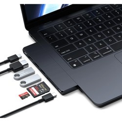 Картридеры и USB-хабы Satechi Pro Hub Slim (серебристый)