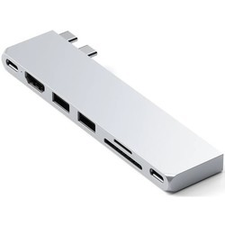 Картридеры и USB-хабы Satechi Pro Hub Slim (серебристый)