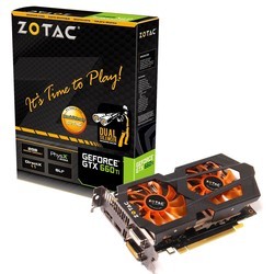 Видеокарты ZOTAC GeForce GTX 660 Ti ZT-60802-10P