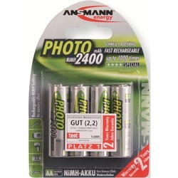Аккумуляторная батарейка Ansmann Photo 1xAA 2400