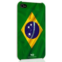 Чехлы для мобильных телефонов White Diamonds Flag Brazil for iPhone 4/4S