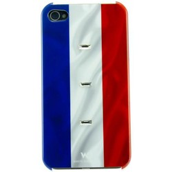 Чехлы для мобильных телефонов White Diamonds Flag France for iPhone 4/4S