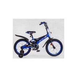 Детские велосипеды Corso Jet Set 16 (синий)