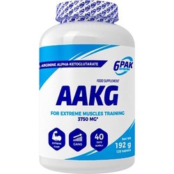 Аминокислоты 6Pak Nutrition AAKG Tabs 120 tab