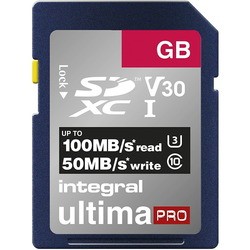 Карты памяти Integral Premium High Speed SDXC V30 UHS-I U3 128&nbsp;ГБ