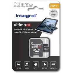 Карты памяти Integral Premium High Speed microSDXC V30 UHS-I U3 64&nbsp;ГБ