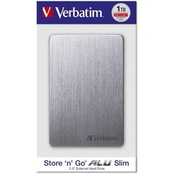 Жесткие диски Verbatim Store n Go ALU Slim 53662 1&nbsp;ТБ