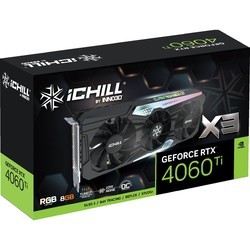 Видеокарты INNO3D GeForce RTX 4060 Ti 8GB ICHILL X3