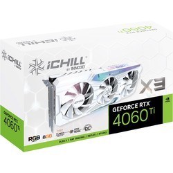 Видеокарты INNO3D GeForce RTX 4060 Ti 8GB ICHILL X3 WHITE